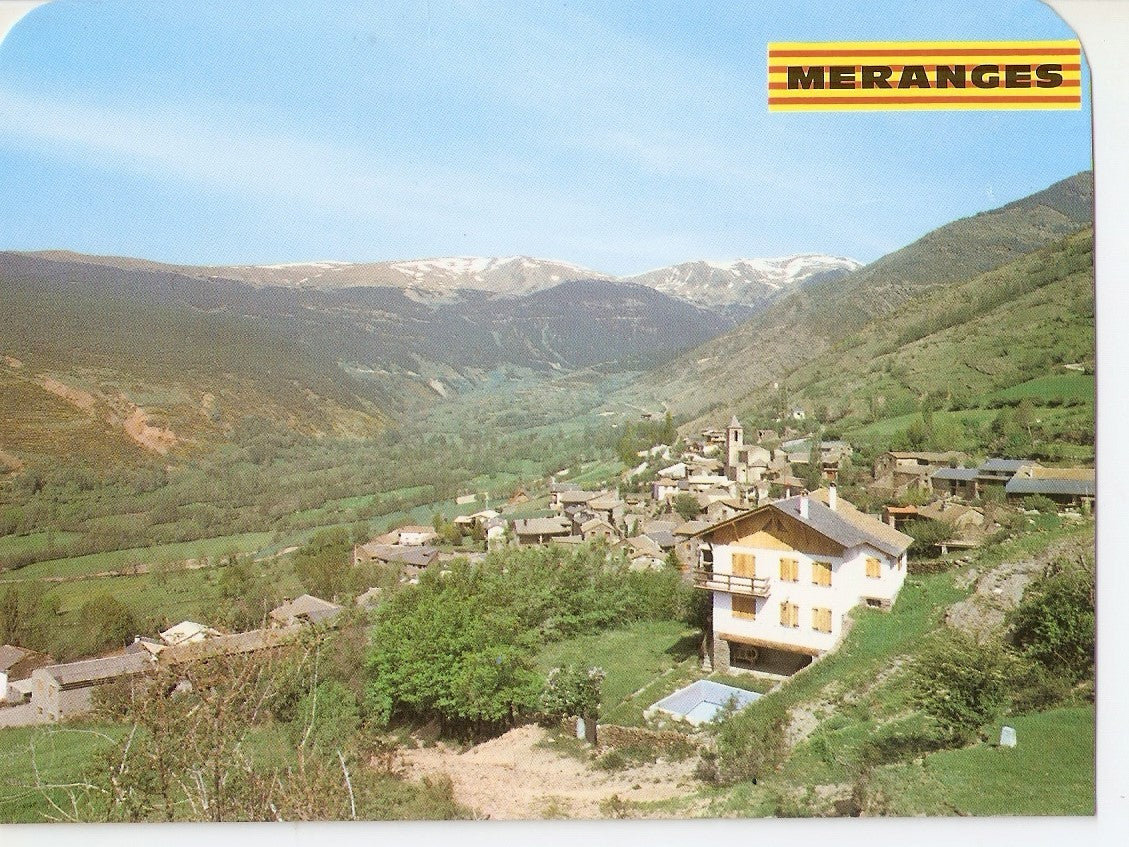 Postal 038112 : Meranges (Girona). Pirineu Catala. Vista general
