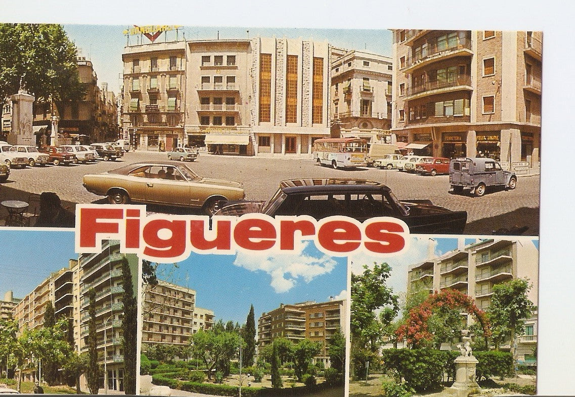Postal 038141 : Figueras. Diferentes aspectos de la ciudad