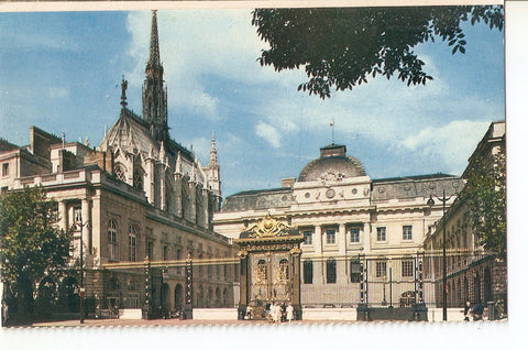Postal 038161 : La Sainte Chapelle et le Palais de Justice
