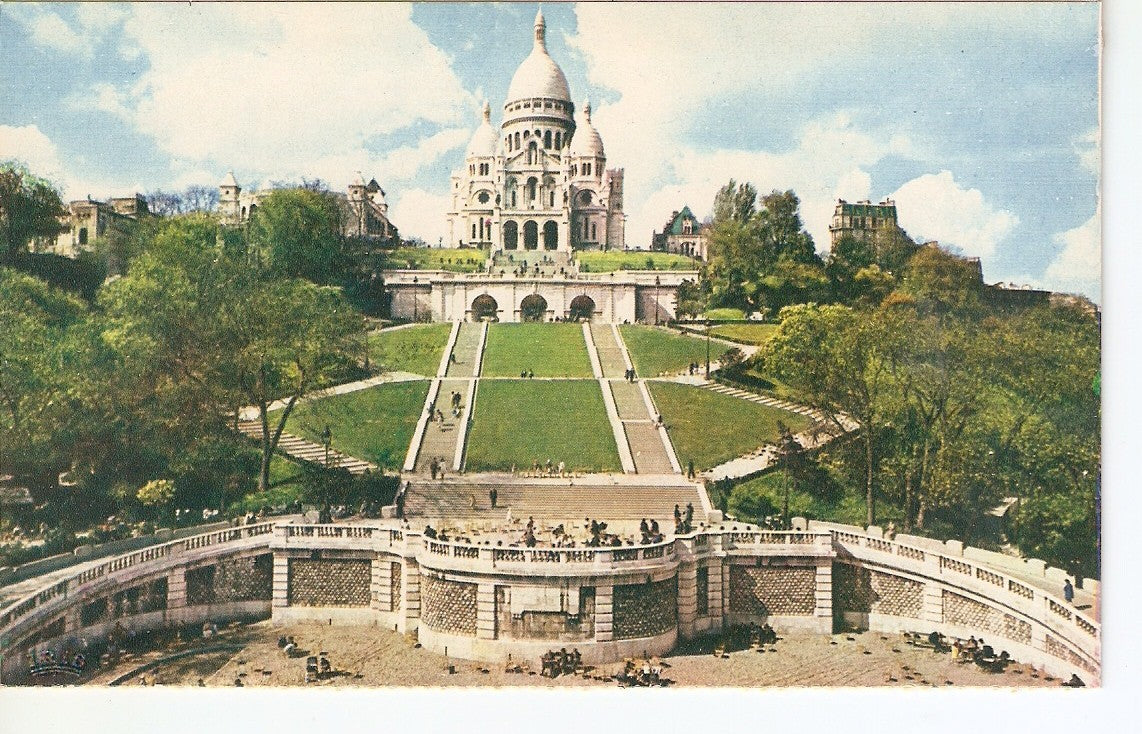 Postal 038165 : La Basilique du Sacre-Coeur de la Montmartre