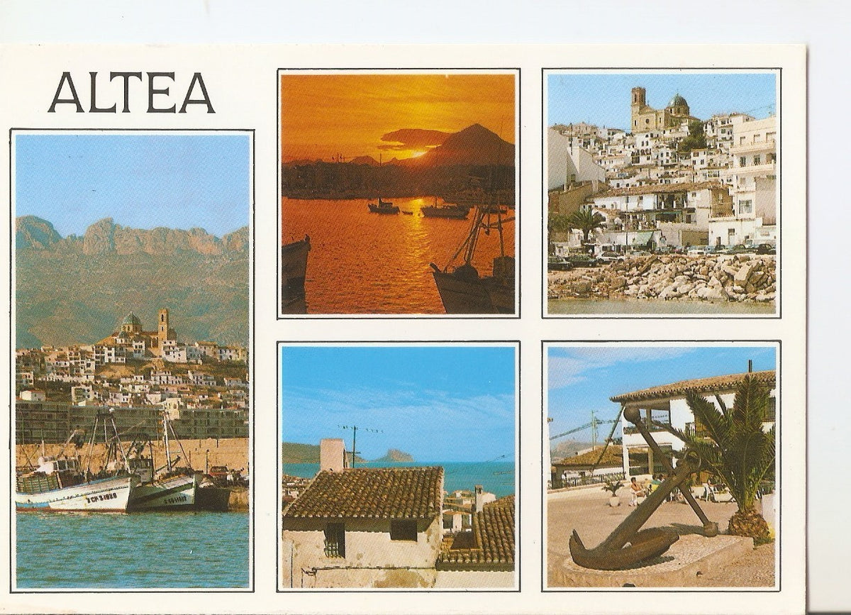 Postal 038172 : Altea (Alicante). Varios detalles