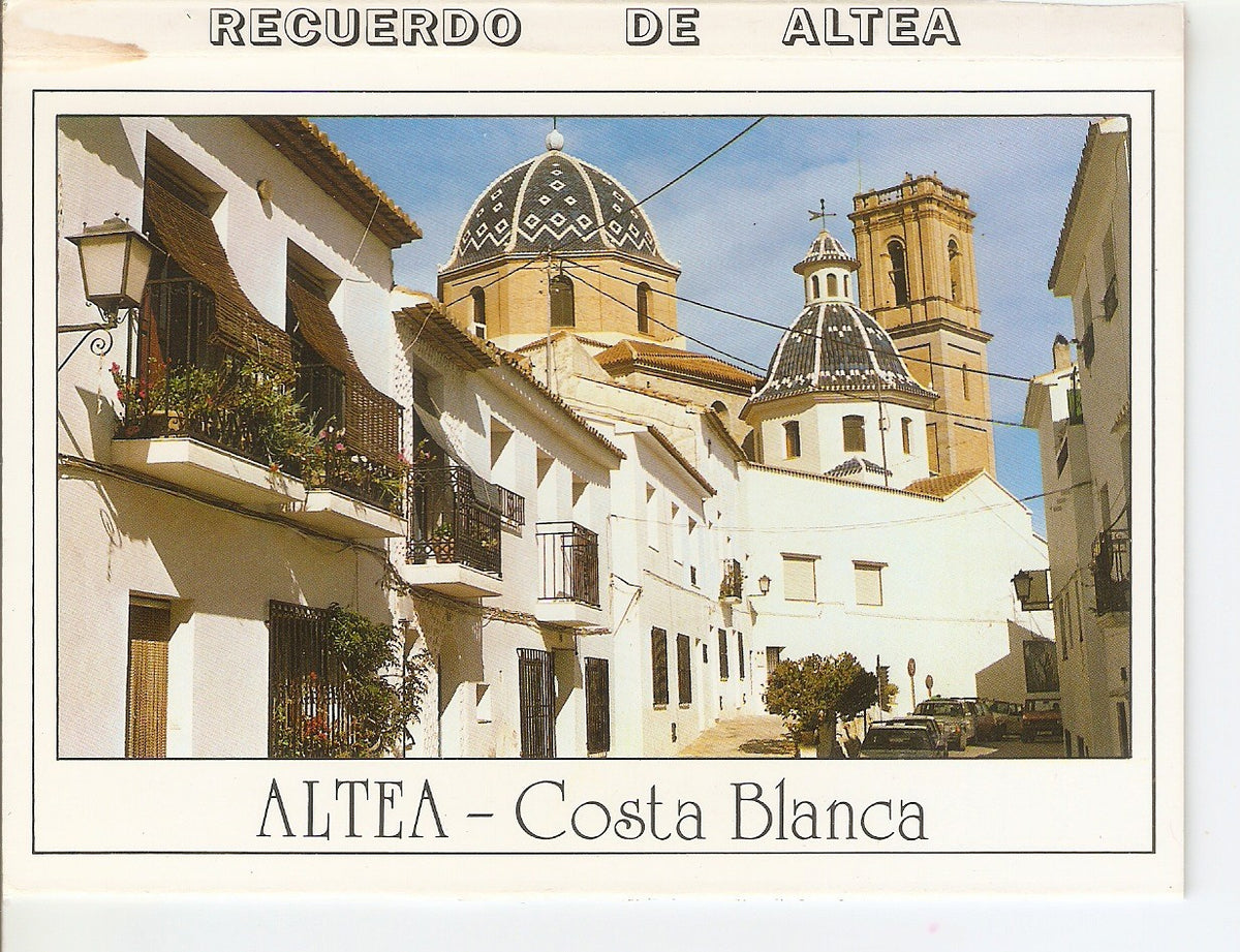 Postal 038173 : Altea (españa). Calle tipica
