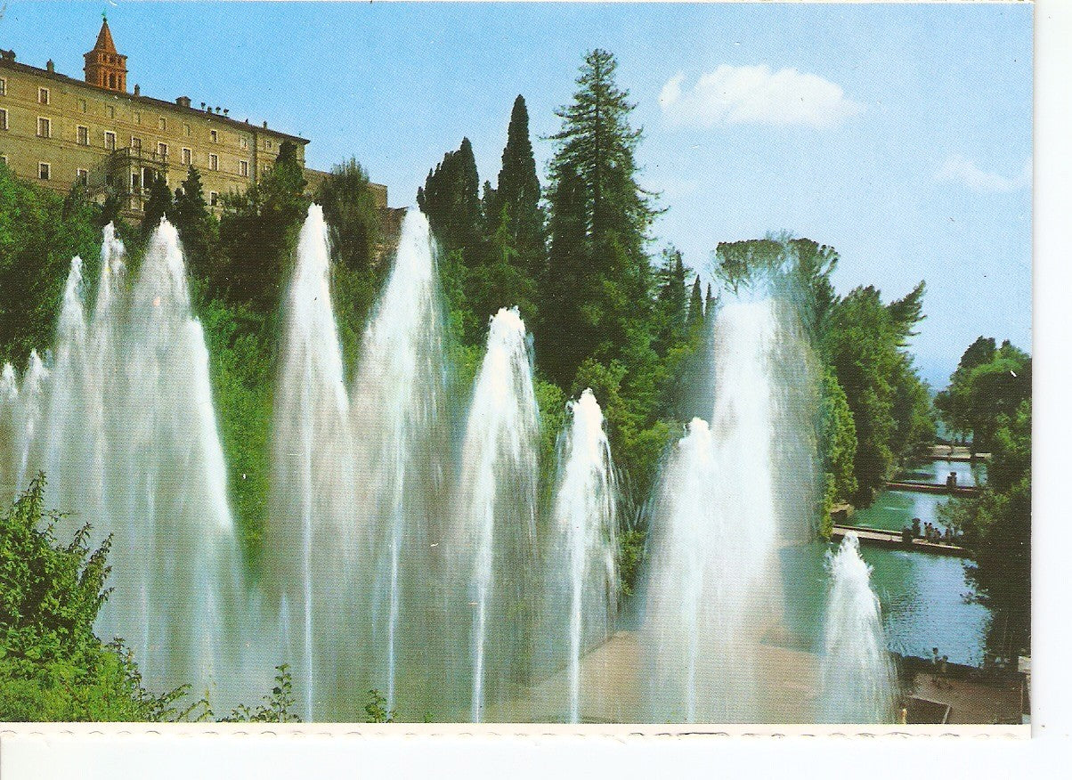 Postal 038179 : Tivoli - Villa dEste. View from the Fountain of the Organ