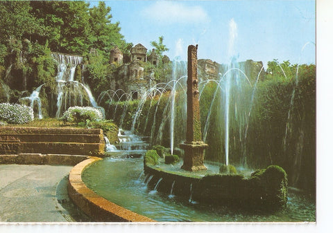 Postal 038181 : Tivoli - Villa dEste. Water plays at the Theatre of Little Rome