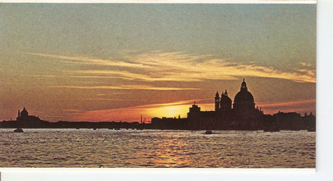 Postal 038199 : Venecia. Iglesia de la Salud (puesta de sol)