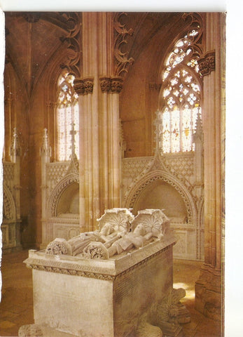 Postal 038201 : Batalha (Portugal). Tomb of King John I and his wife Philipa