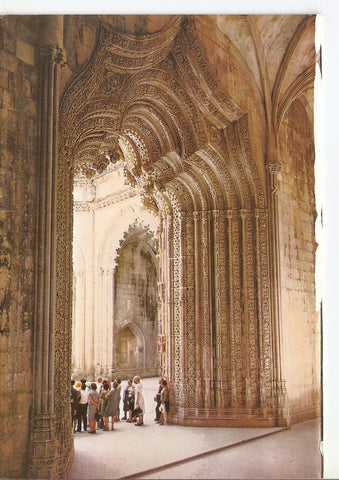 Postal 038204 : Batalha (Portugal). Entrance to the unfinished Chapels