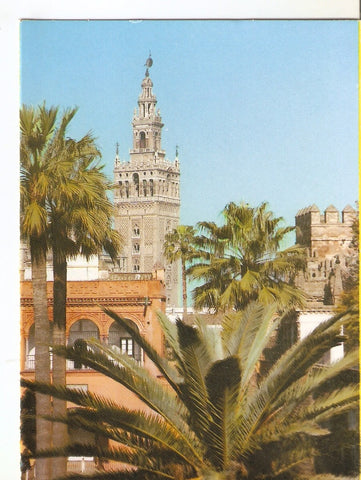 Postal 038211 : Sevilla el Alcazar. Jardin del Acazar y Giralda