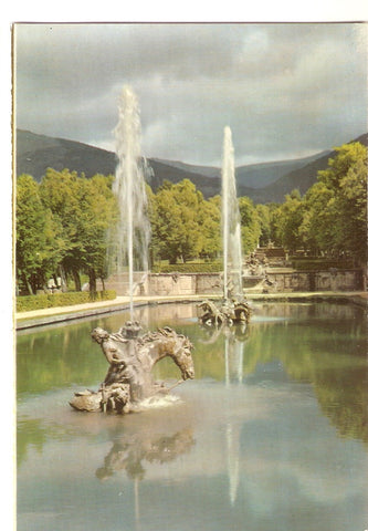 Postal 038213 : La Granja de San Ildefonso (Segovia). Fuente La Carrera de Caballos