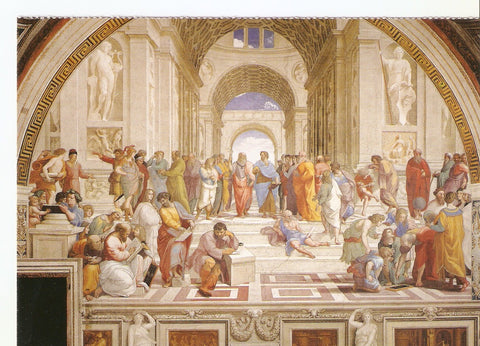 Postal 038235 : Citta del Vaticano. Chambres de Raphael: Ecole dAthenes