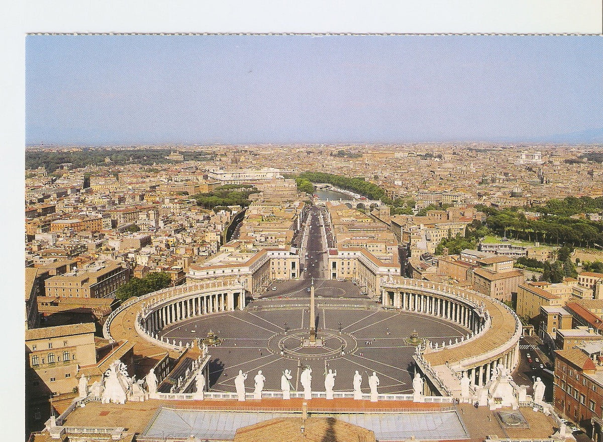 Postal 038244 : Citta del Vaticano. General view from the basilica od St. Peter