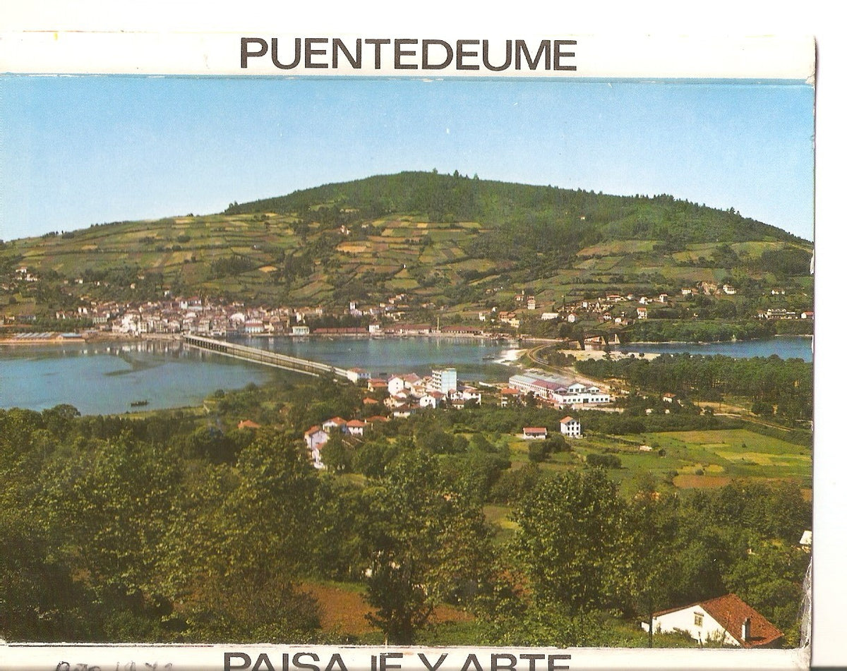 Postal 038255 : Puentedeume (La Coruña). Vista general desde Cabañas