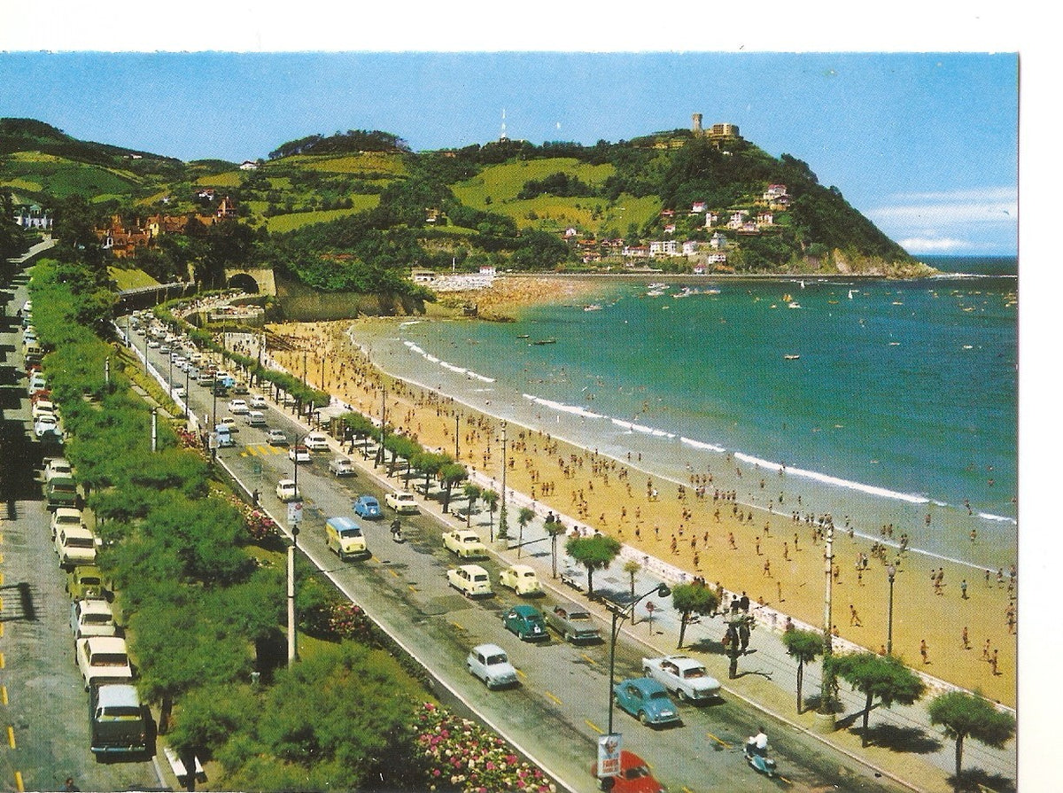 Postal 038263 : San Sebastian. Paseo de Miraconcha y Monte Igueldo