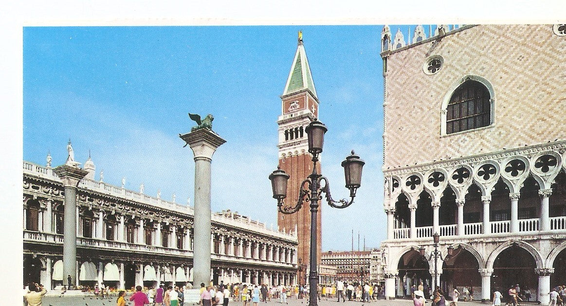 Postal 038270 : Venecia. Pequeña Plaza San Marcos frente al Palacio Ducal