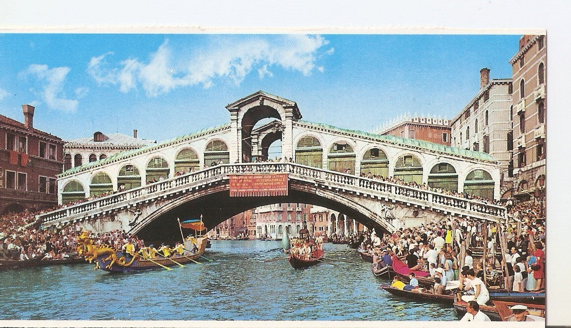 Postal 038279 : Venecia. The Rialto Bridge
