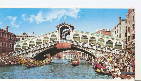 Postal 038279 : Venecia. The Rialto Bridge
