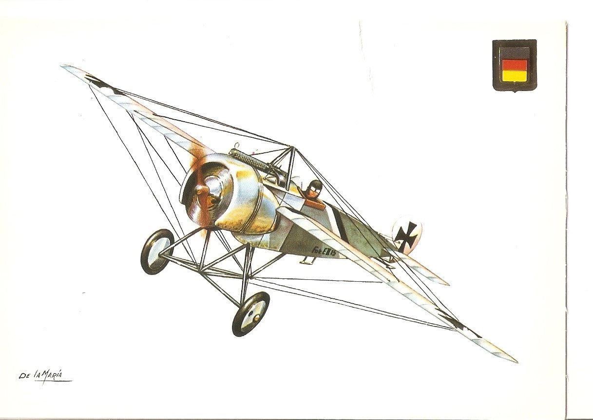 Postal 038286 : Historia de la Aviacion. Fokker E-III