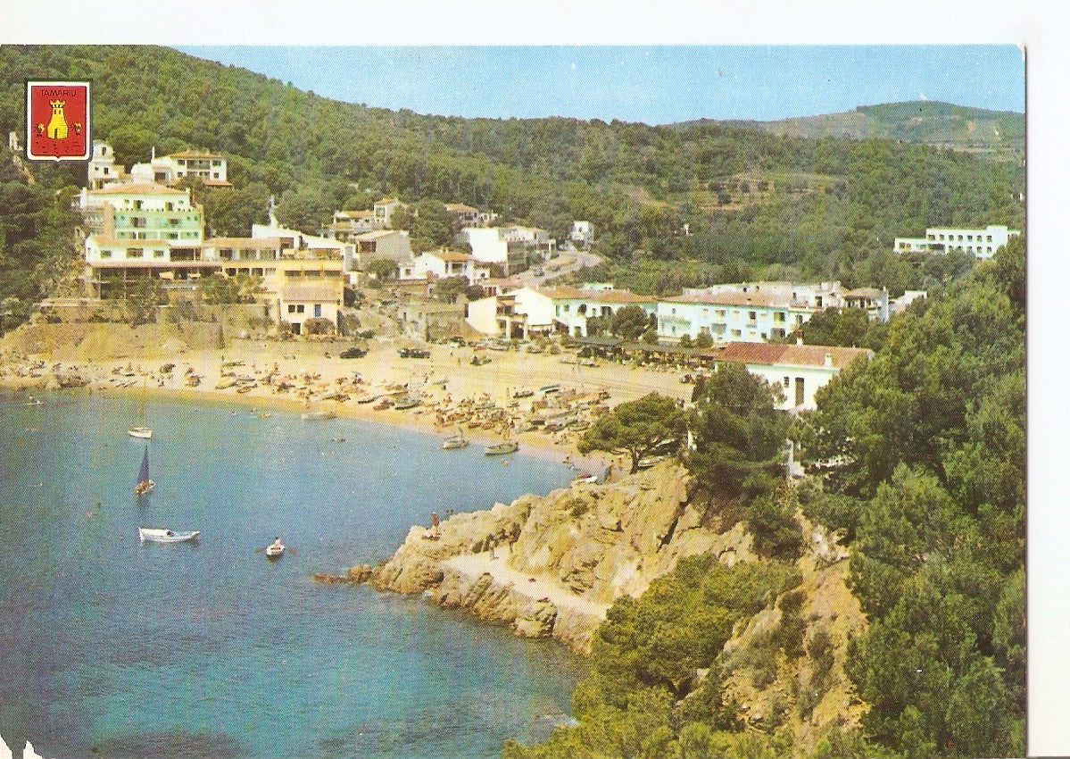 Postal 038305 : Tamariu. Costa Brava (españa). Vista parcial