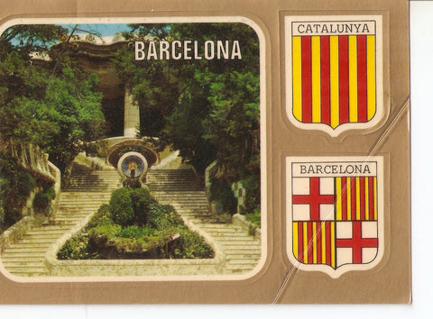 Postal 038306 : Barcelona. Parque Guell. Entrada