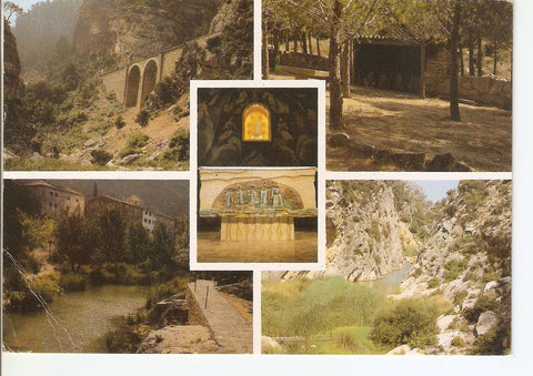 Postal 038307 : Santuari Mare de Deu de la Fontcada (Gandesa). Diferents aspectes