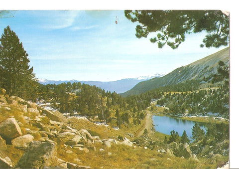 Postal 038329 : Lago de la Pera Inferior Lles de Cerdanya (Lerida)