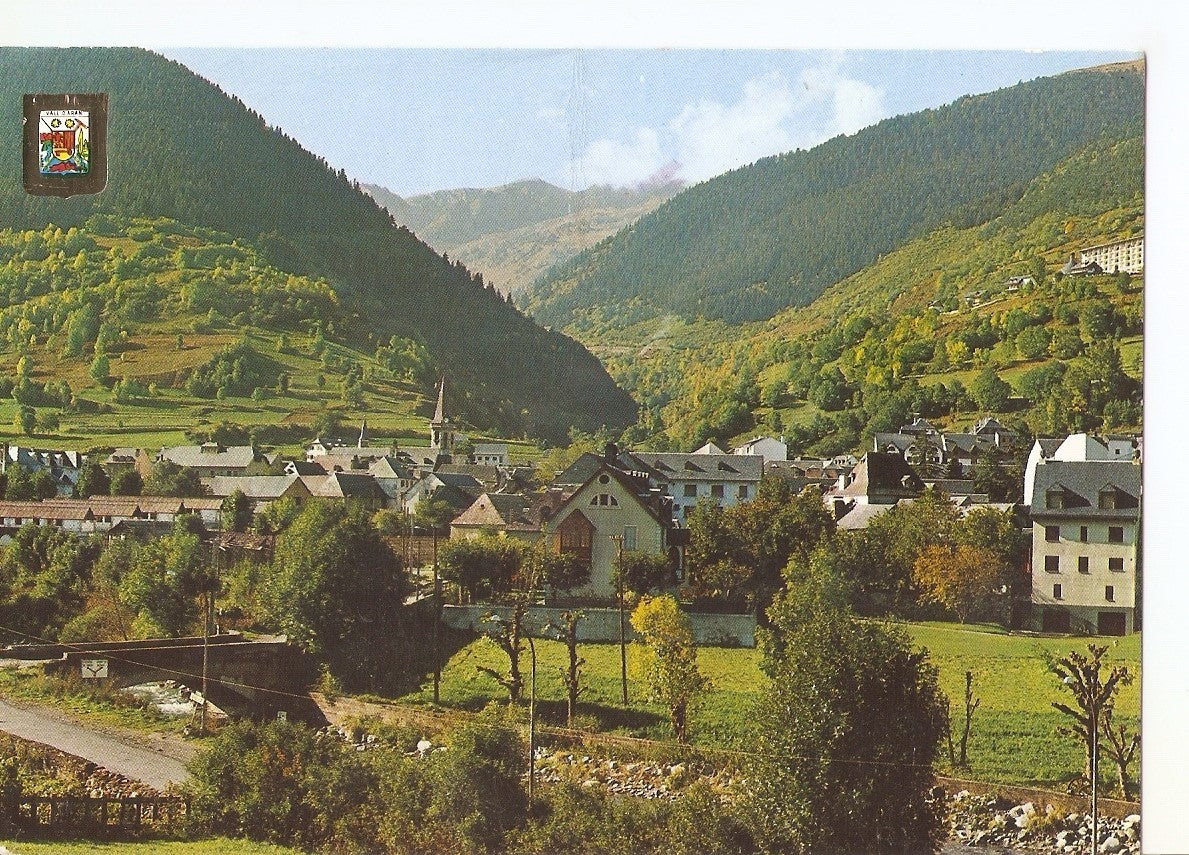 Postal 038341 : Pirineu Catala (Lleida). Vall dAran. Viella. Vista parcial