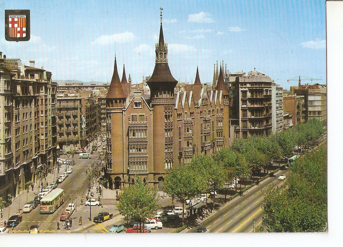 Postal 038363 : Barcelona. Avenida del Generalisimo Les Punxes