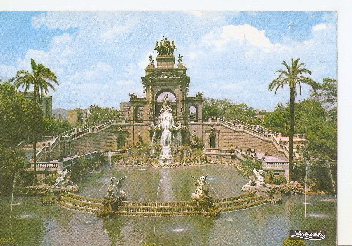 Postal 038365 : Barcelona. Cascada del Parc de la Ciutadella