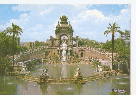Postal 038365 : Barcelona. Cascada del Parc de la Ciutadella