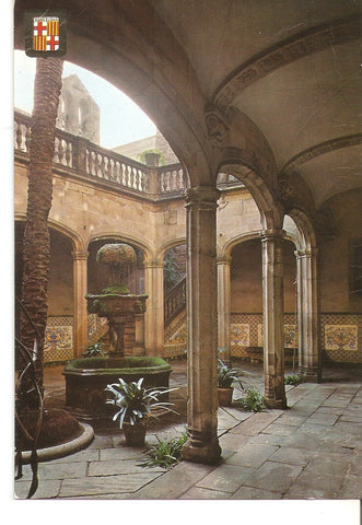 Postal 038381 : Barcelona. Barrio Gotico. Patio de la Casa del Arcediano