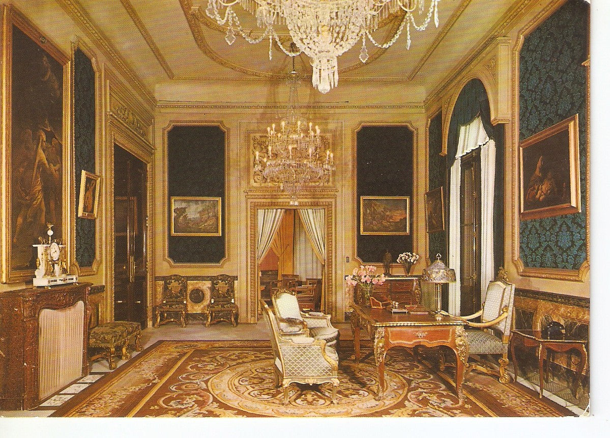 Postal 038382 : Barcelona. Palacio Real de Pedralbes. Despacho de S.E. el Jefe del estado