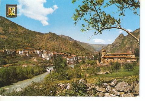 Postal 038419 : Pirineu Catala (Lleida). El Pallars. Gerri de la Sal junt al riu