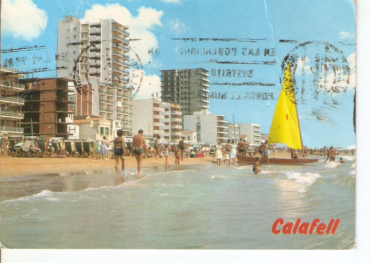 Postal 038425 : Costa Dorada - Tarragona. Calafell. Playa