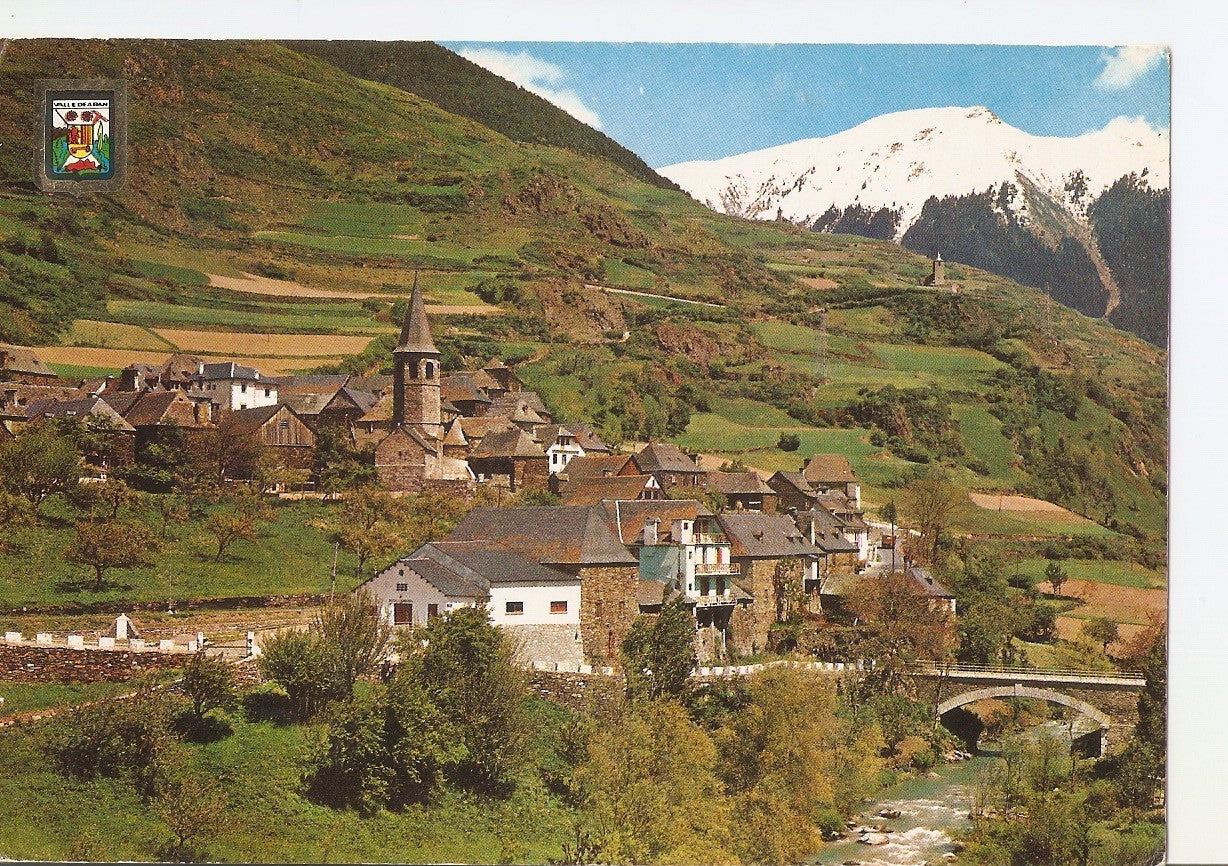 Postal 038429 : Pirineu Catala (Lleida). Vall dAran. Aubert