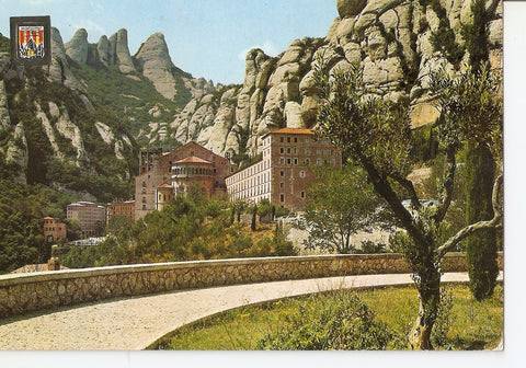 Postal 038436 : Montserrat. El Monasterio y los picos de Sta. Magdalena