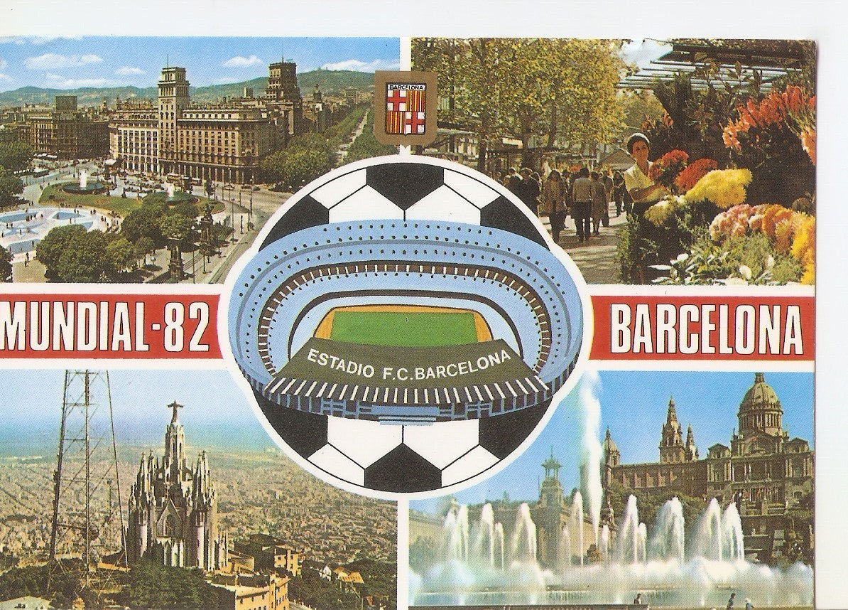 Postal 038455 : Mundial 82 Barcelona (España)