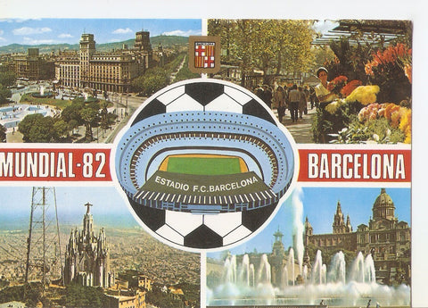 Postal 038455 : Mundial 82 Barcelona (España)
