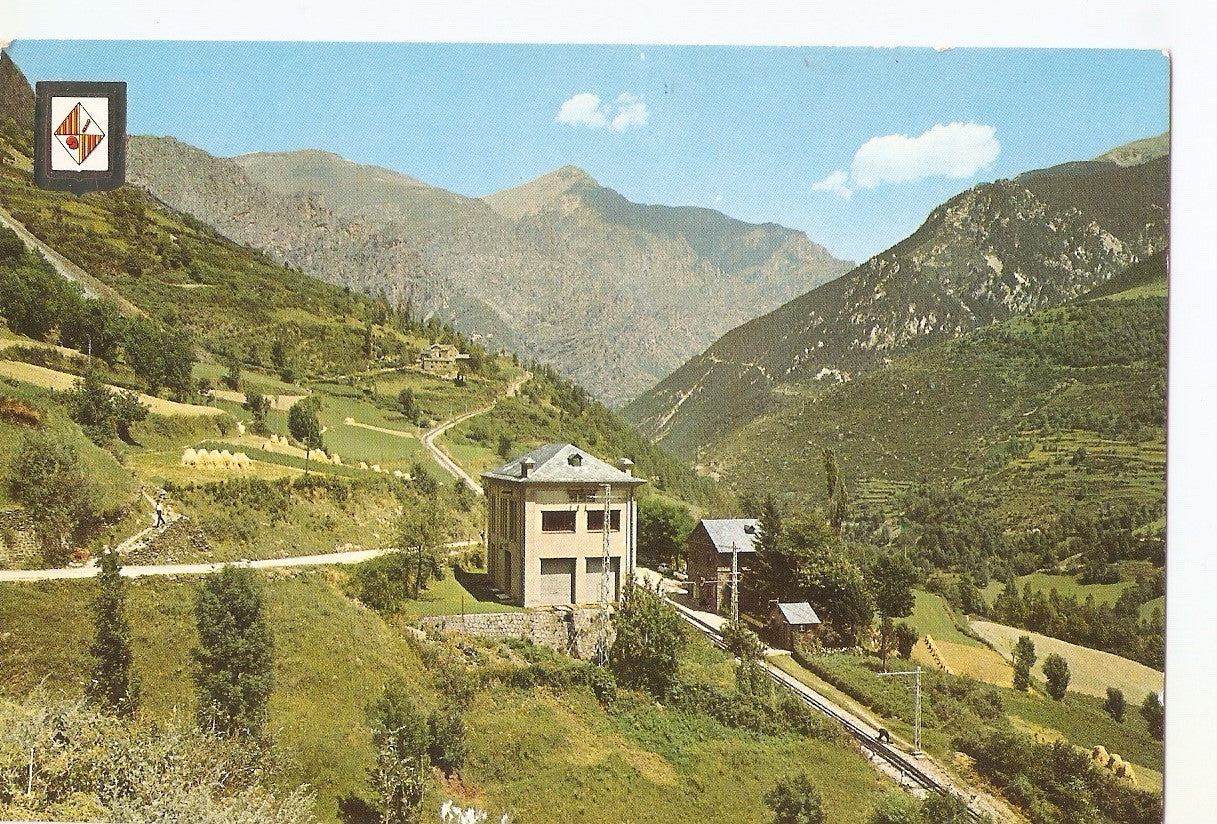 Postal 038458 : Querales (Girona). Pirineu Catala. Vista general