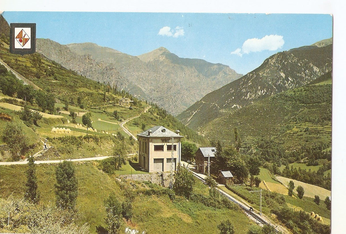 Postal 038458 : Querales (Girona). Pirineu Catala. Vista general
