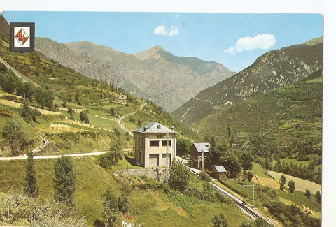 Postal 038458 : Querales (Girona). Pirineu Catala. Vista general