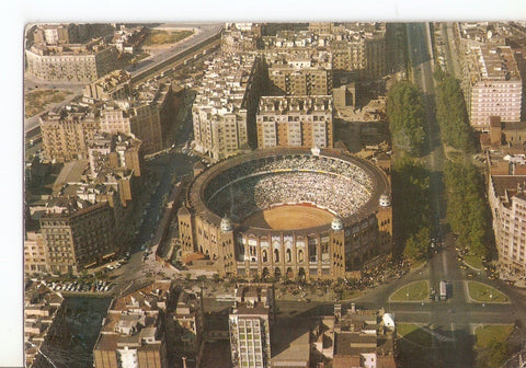 Postal 038459 : Barcelona. Vista aerea de la plaza de toros Monumental