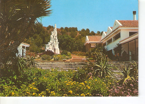 Postal 038462 : Cueva de Nerja (Malaga). Jardines exteriores