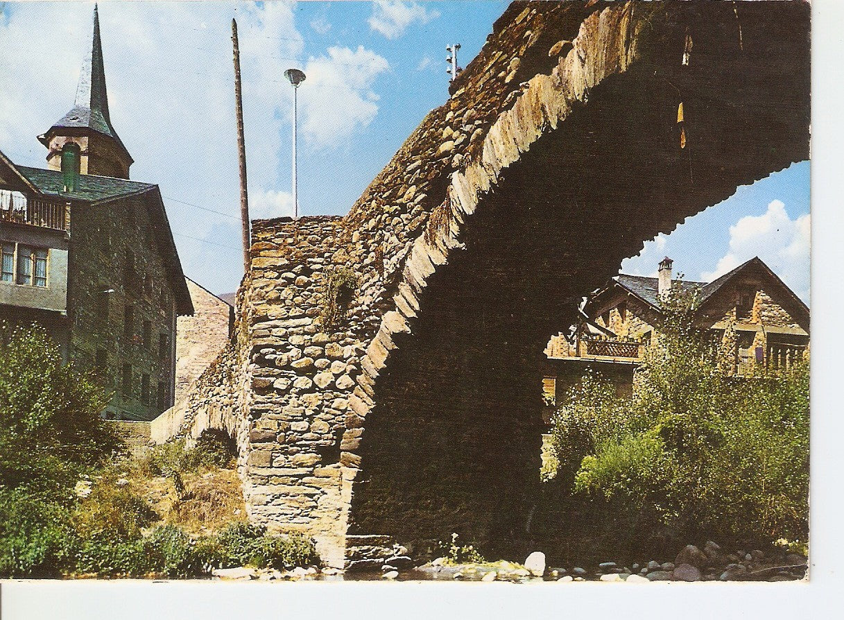 Postal 038468 : Esterri de Aneu (Pirineo Catalan). Puete Romanico