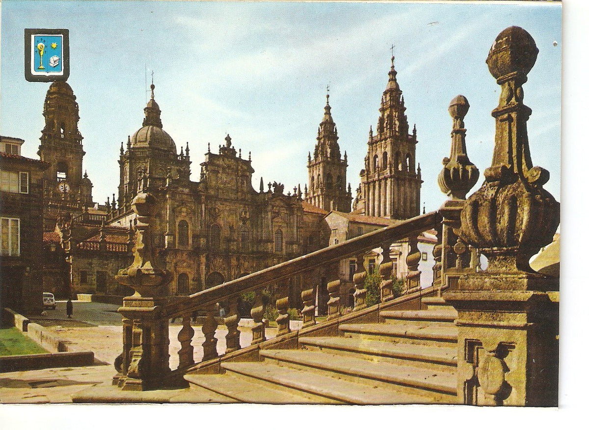 Postal 038477 : Santiago de Compostela. La Catedral. Fachada de la Azabacheria