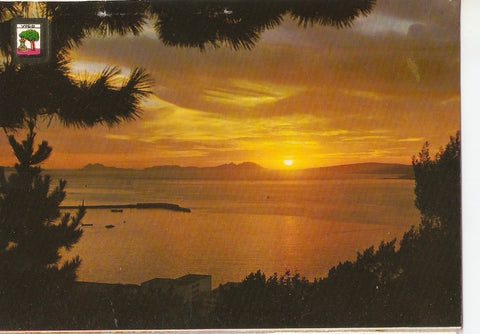 Postal 038479 : Vigo. Islas Cies. Puesta de Sol