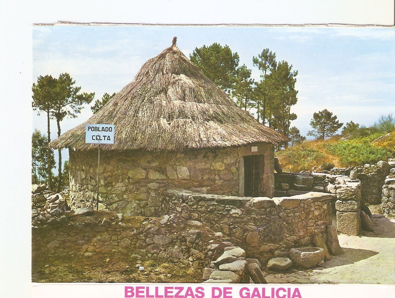 Postal 038506 : La Guardia (Galicia). Citania. Monte Santa Tecla