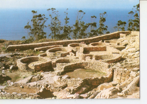 Postal 038512 : Monte Santa Tecla (Pontevedra). Castro Preromano