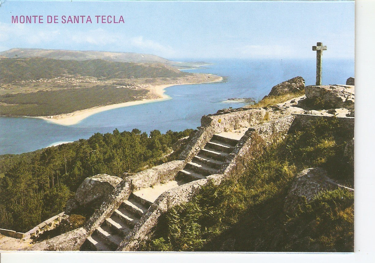 Postal 038513 : La Guardia (Galicia). Monte de Santa Tecla desembocadura del Miño.-Mont de Santa Tecla