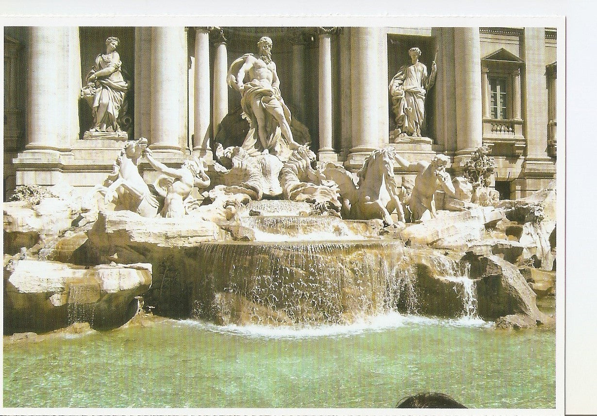 Postal 038523 : Roma. Trevi Brunnen
