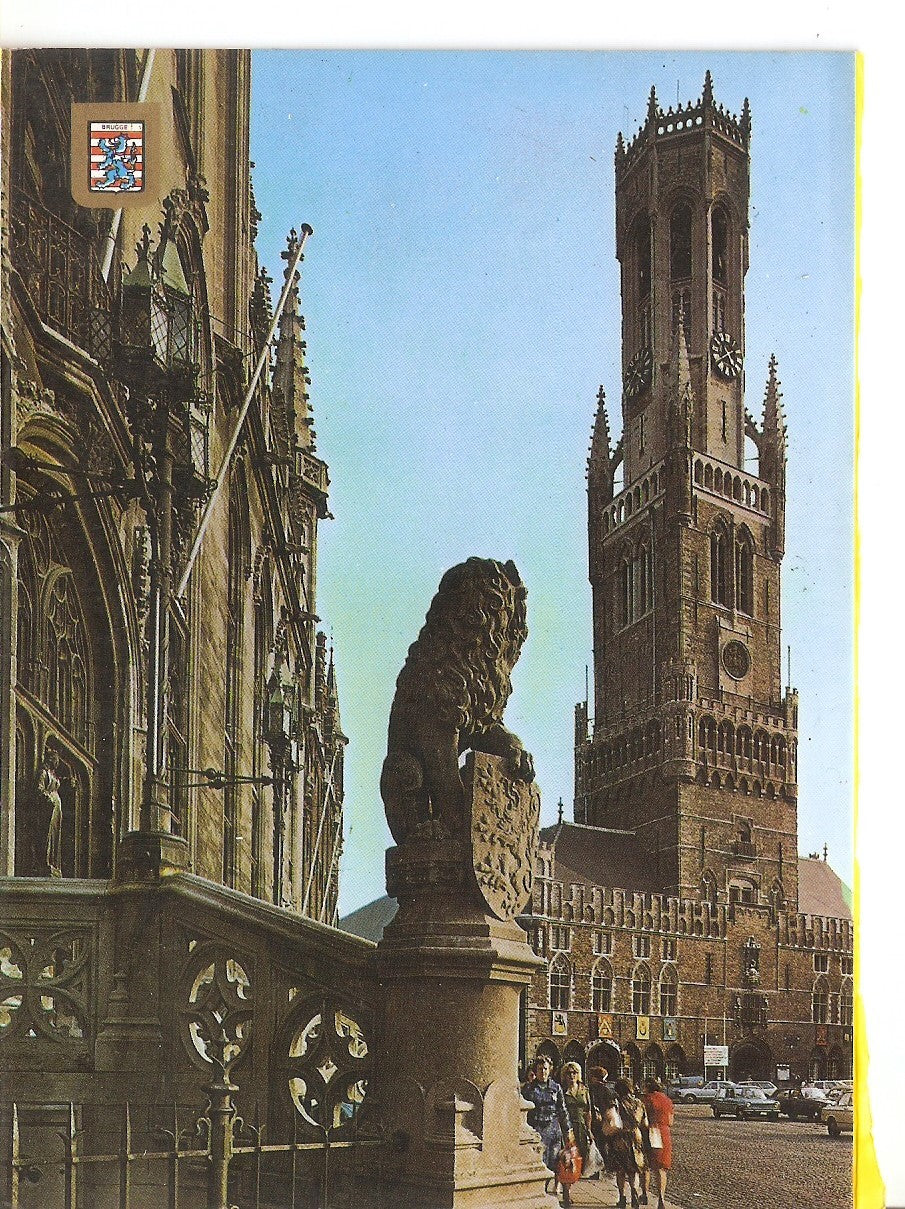 Postal 038554 : Brugge. Hall and Belfry